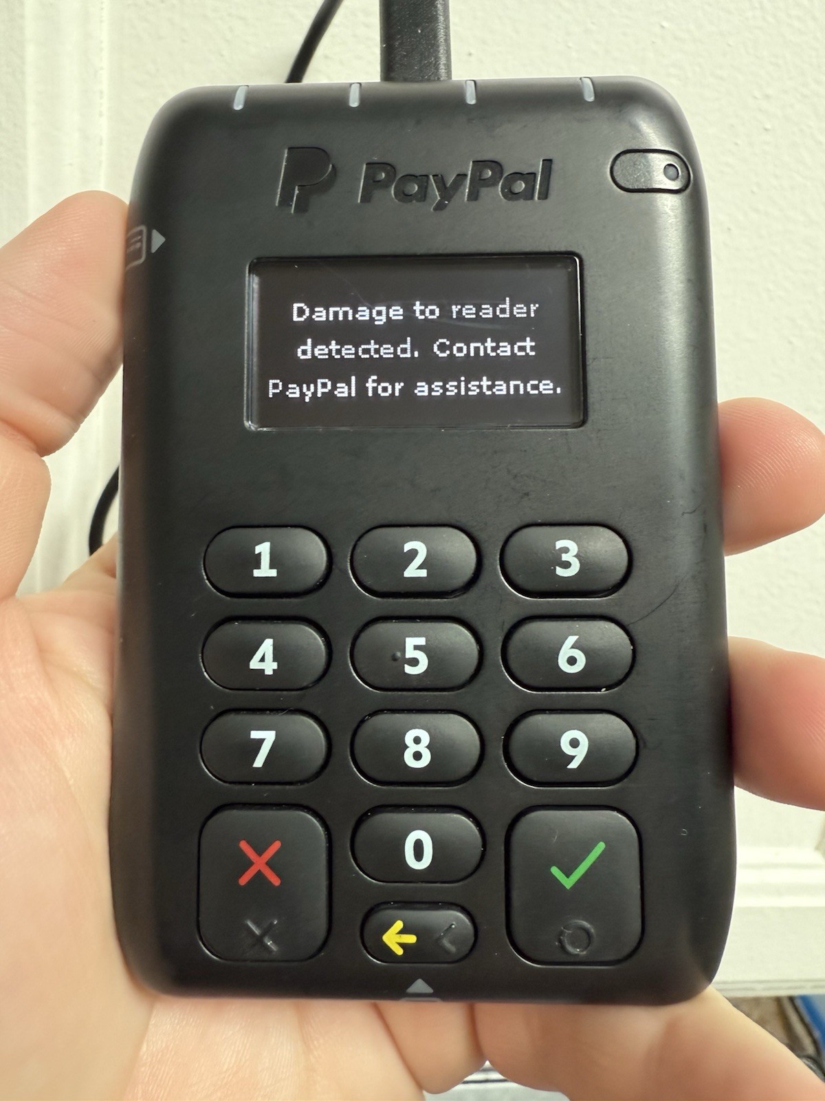 PayPal Chip & Swipe Credit Card Reader M010-PROD10-V2-3 For Parts