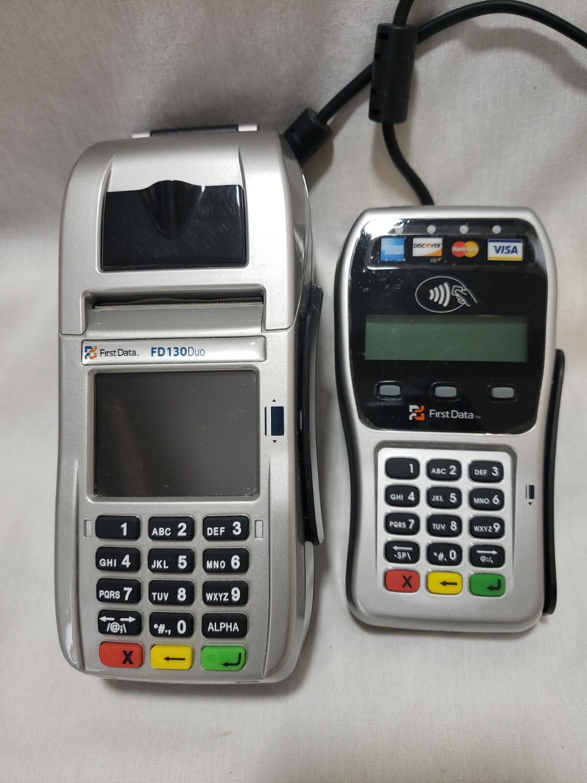First Data FD130 Duo Credit Card Terminal W/Pinpad FD35