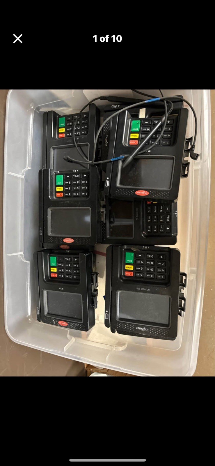 Ingenico iSC Touch 250 Payment Terminals Untested, 29 Of 39Machines Hve Stylist