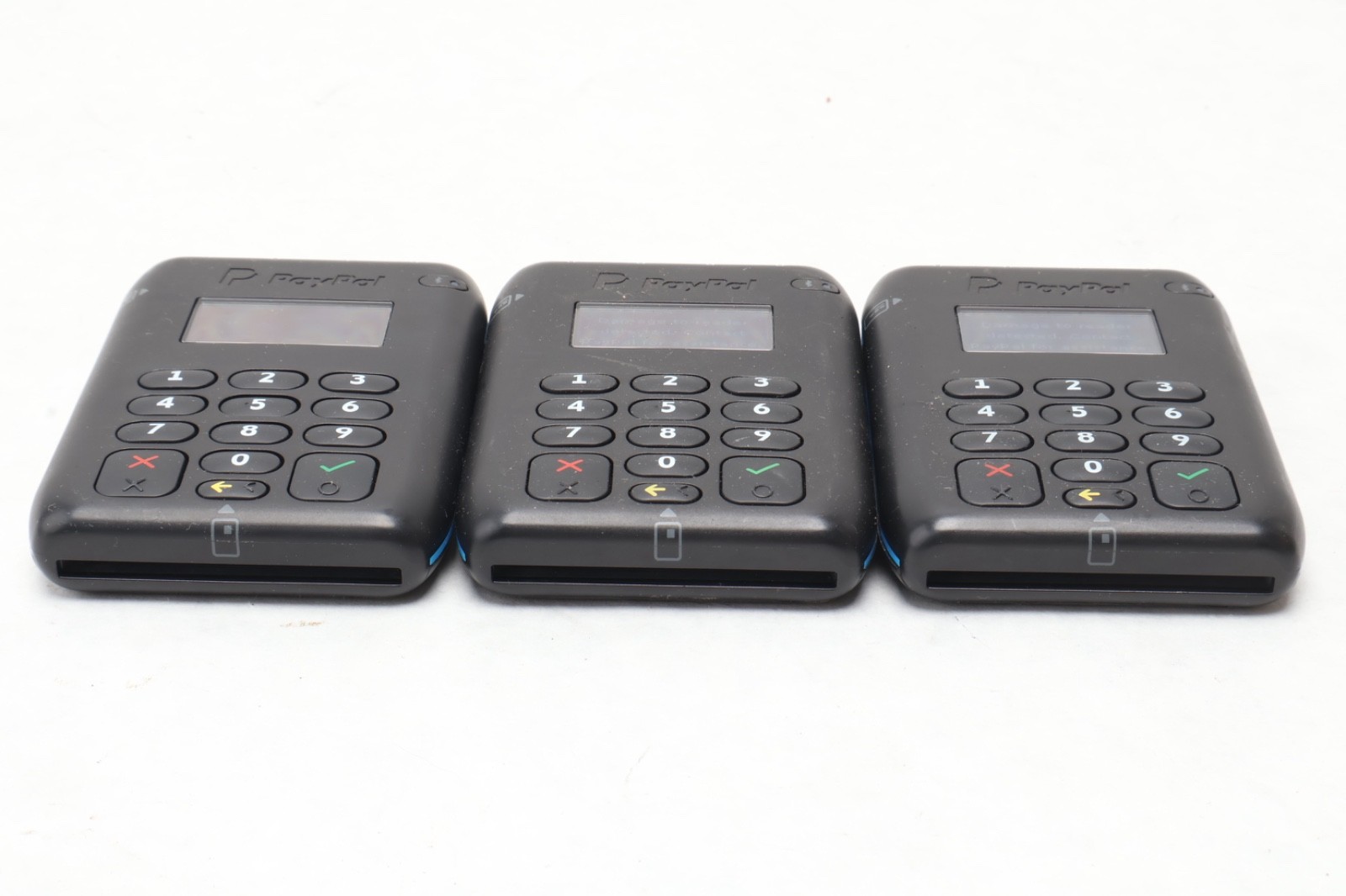 Lot 3x Paypal Chip Card Reader Contactless Enabled M010-PROD10-V2-2 FOR PARTS