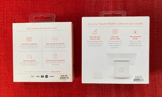 SQUARE Reader and Square Reader Dock NEW for Apple Pay and Chip Credit Cards