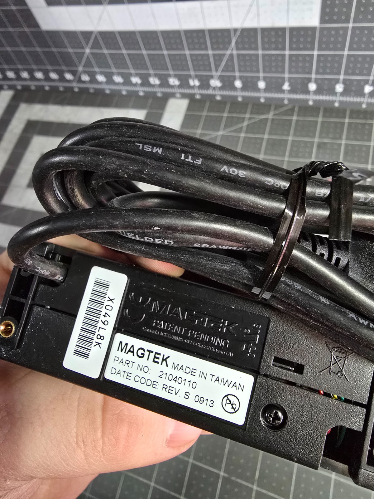 🍀 NEW DEMO! MAGTEK MT-211 21040102 USB HID CREDIT CARD SWIPE READER TRACK 1/2/3