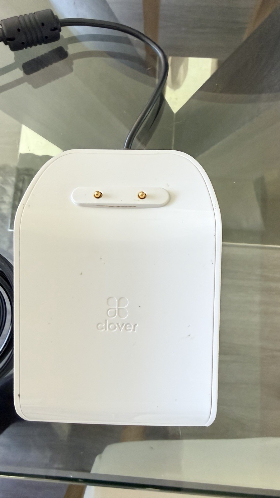 Clover Flex POS Terminal with Charging Dock & Power Supply -Powers On and Tested