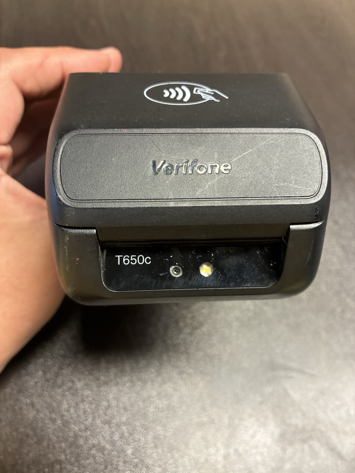 For Parts Verifone T650c Credit Card Terminal POS Device – No Battery- For Parts