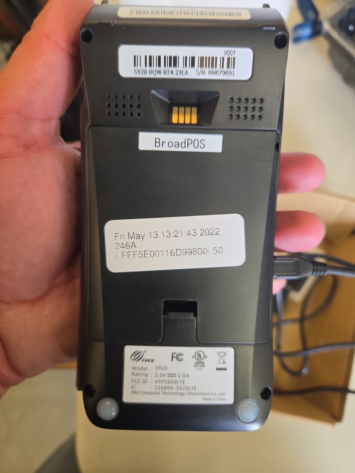 PAX S920 Mobile Payment Terminal
