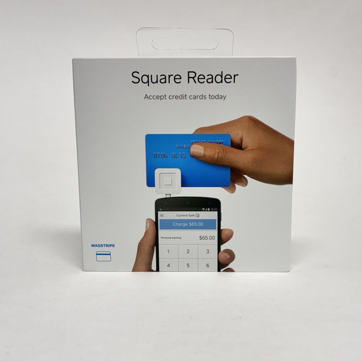 SQUARE Magstripe Credit Debit Card Reader 3.5mm Jack| iPhone iPad Android SEALED