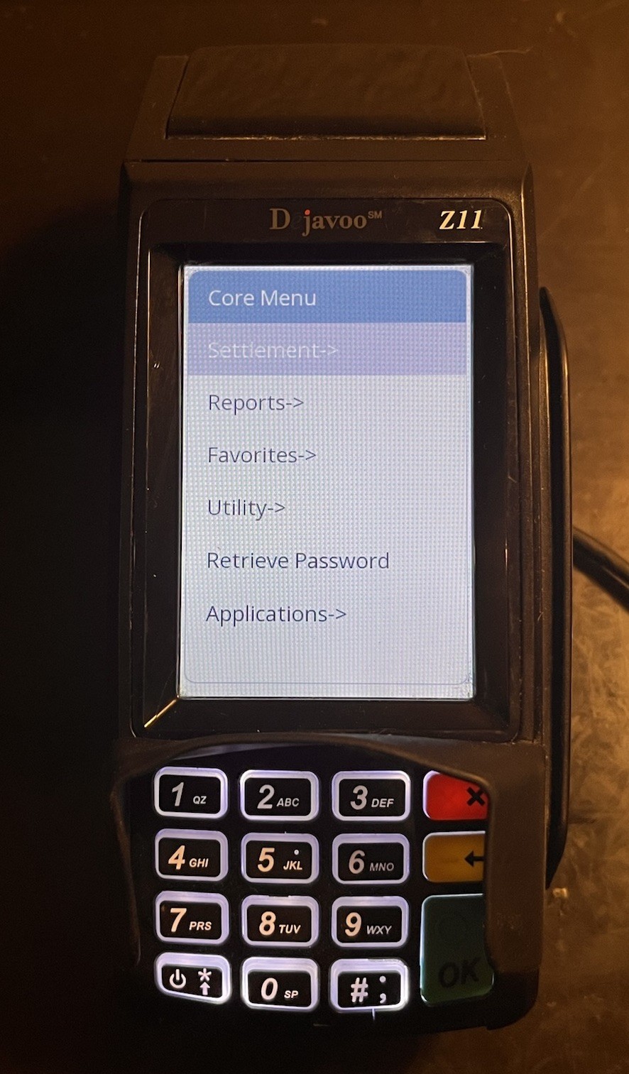 Dejavoo Z11 WiFi Touch Screen Credit Card Machine Terminal Locked VEGA3000