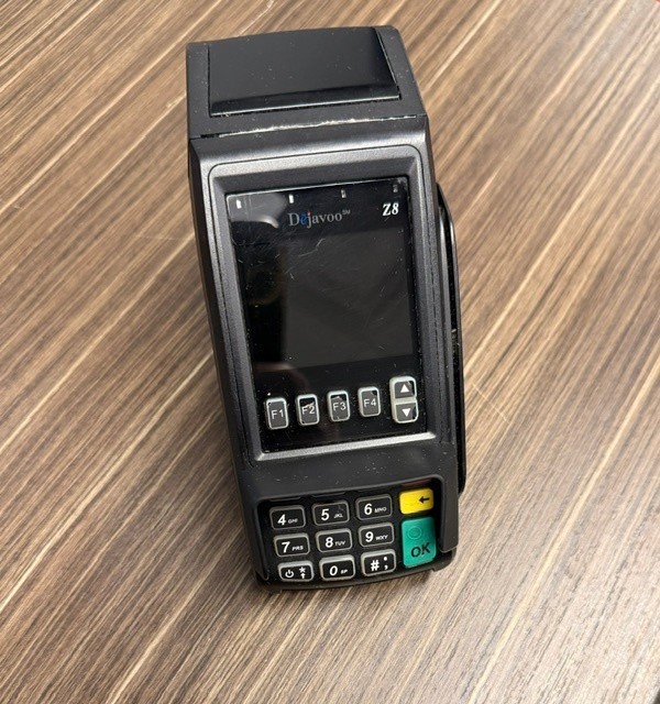 Dejavoo Z8, Credit and debit card reader terminal in very good condition .