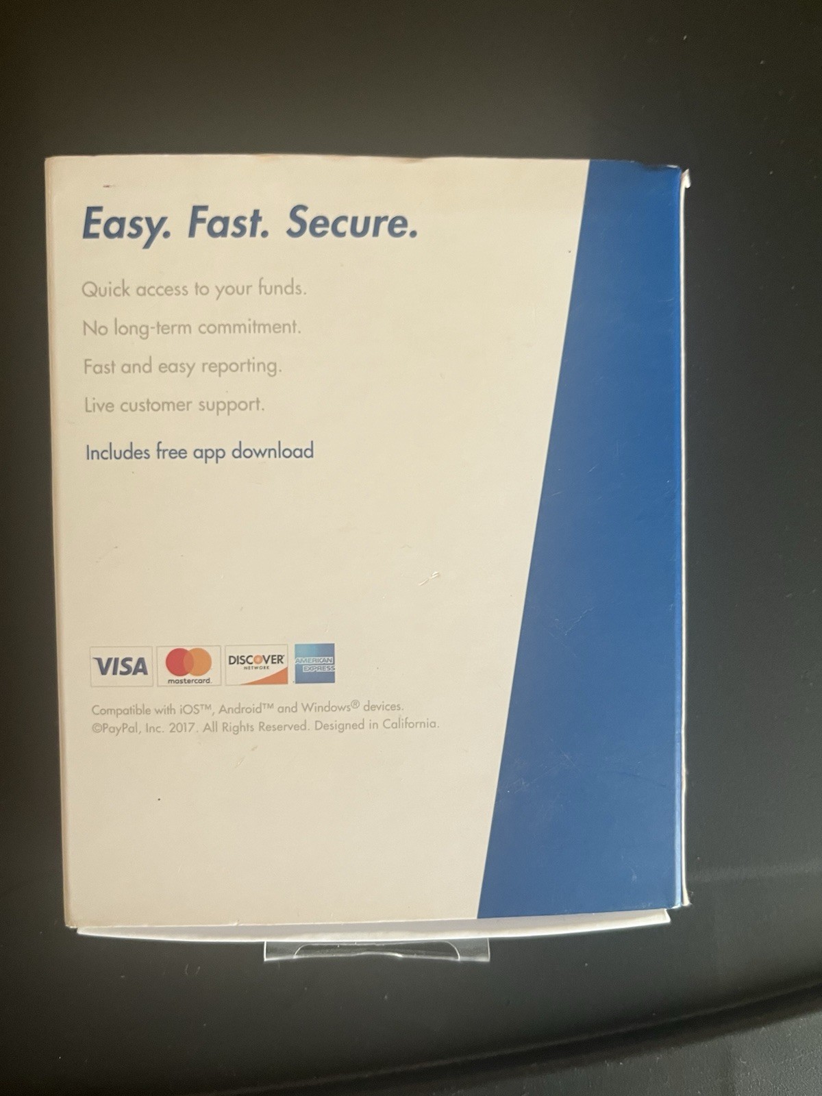 PayPal Mobile Here Card Reader for iPhone and Android Devices Open Box Never Use