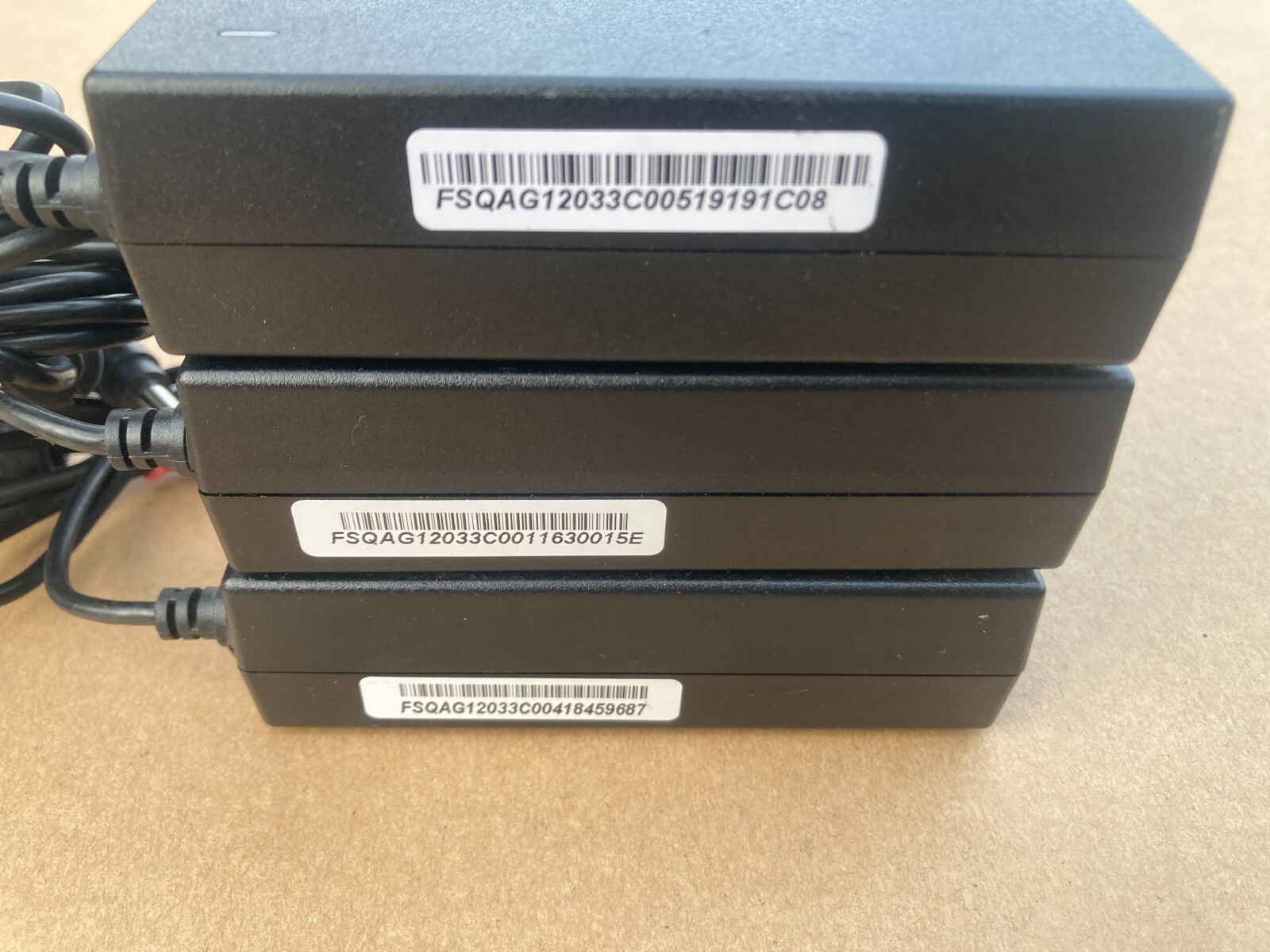 Lot of (3) CLOVER (2) FSP040-RHBN2 A, (1) FSP040-RHBN3. 12V 3.33A POWER SUPPLY.