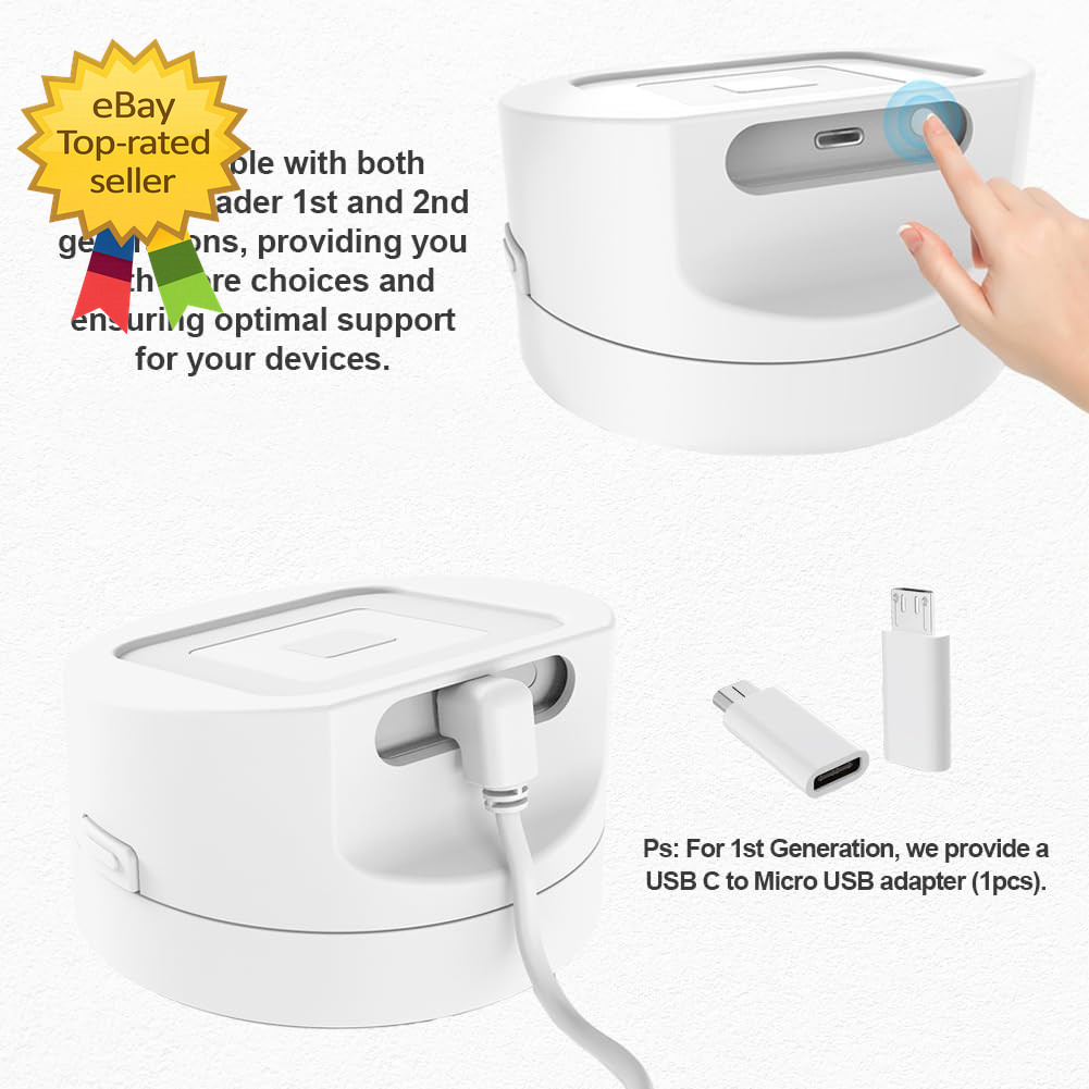 Dock For Square Reader Compatible 1st 2nd Generation Anti Slip Case With Cable