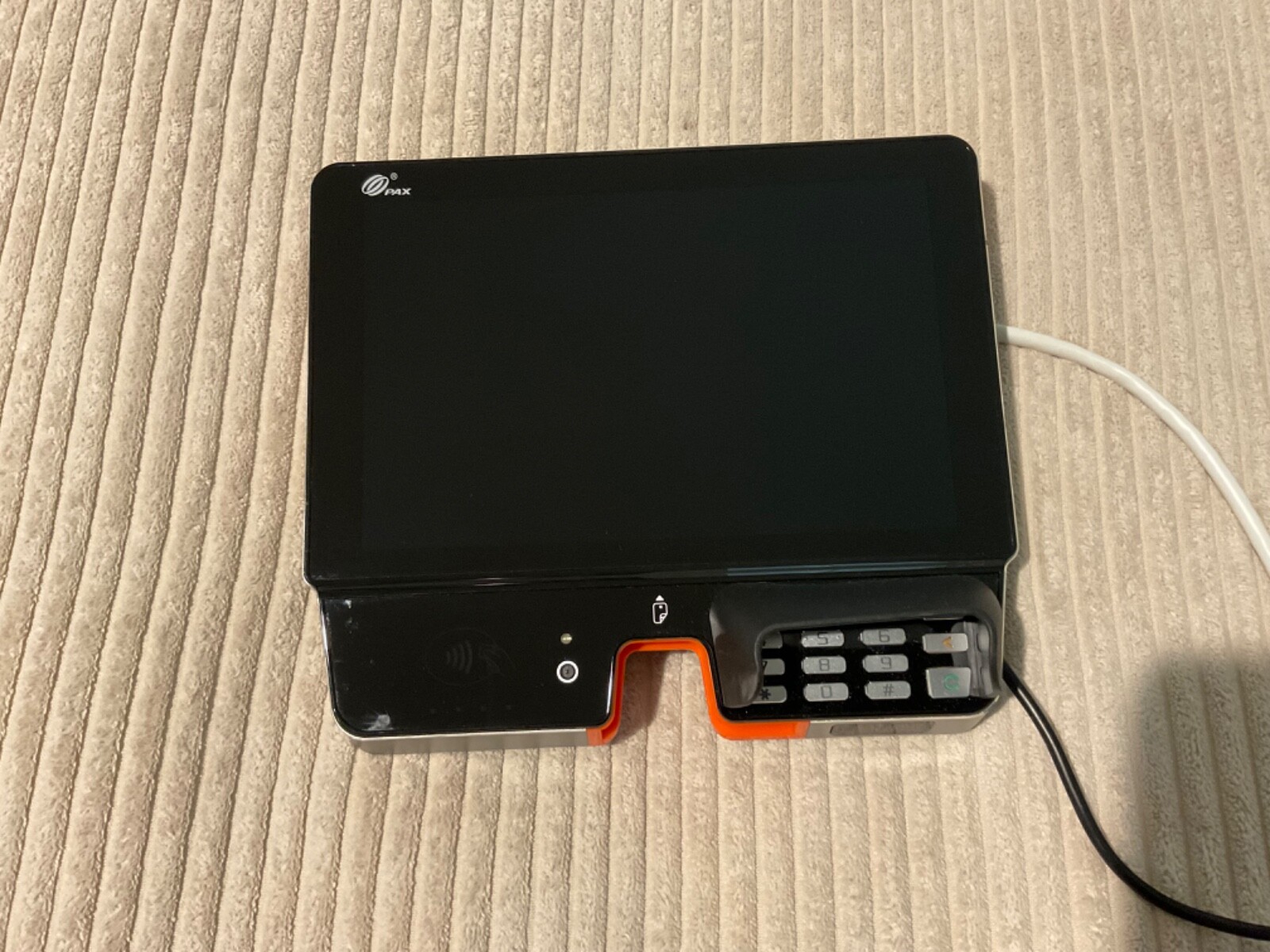 Pax Aries 8 Credit Card Terminal w/Rotatable Base TouchScreen SPOTON