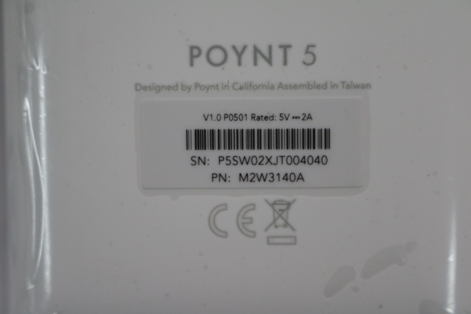 Poynt 5 M2W3140A Smart Terminal Credit Card Reader
