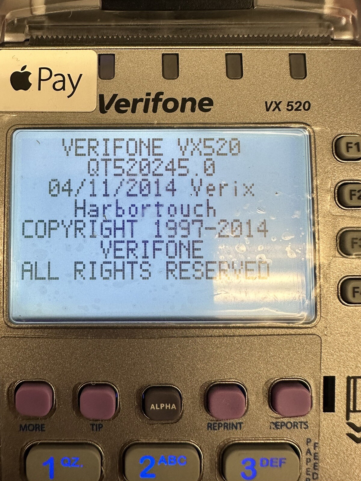 VeriFone Vx520 Smart/Chip Pre Owned