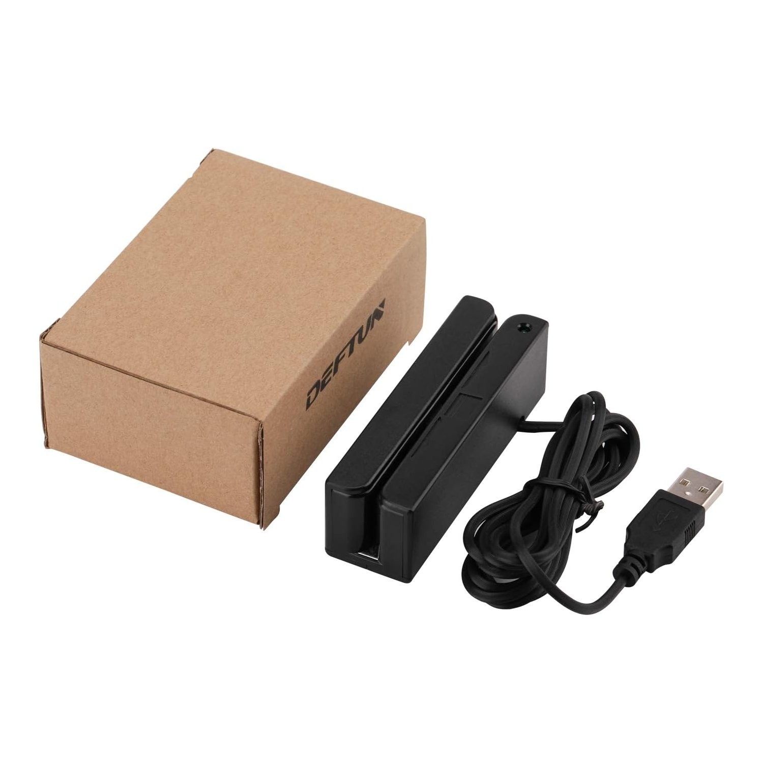 Mini USB Credit Card Reader 3 Tracks Bi-Directional Swipe for Windows