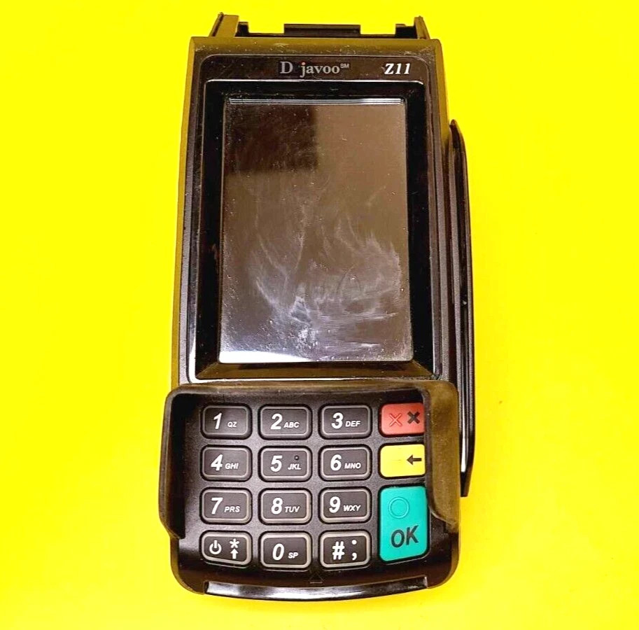 D JAVOO Z11 VEGA3000 CREDIT CARD PAYMENT TERMINAL READER COUNTERTOP 3.5″ TFT LCD