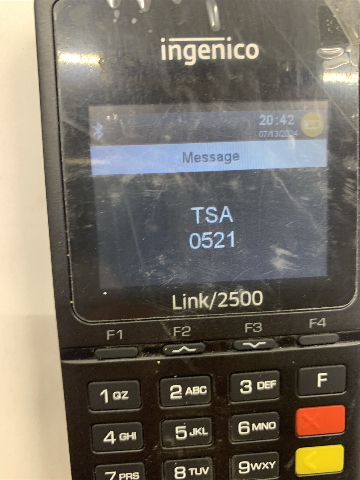 Ingenico Link 2500 Payment Card Reader Terminal Sold As Is