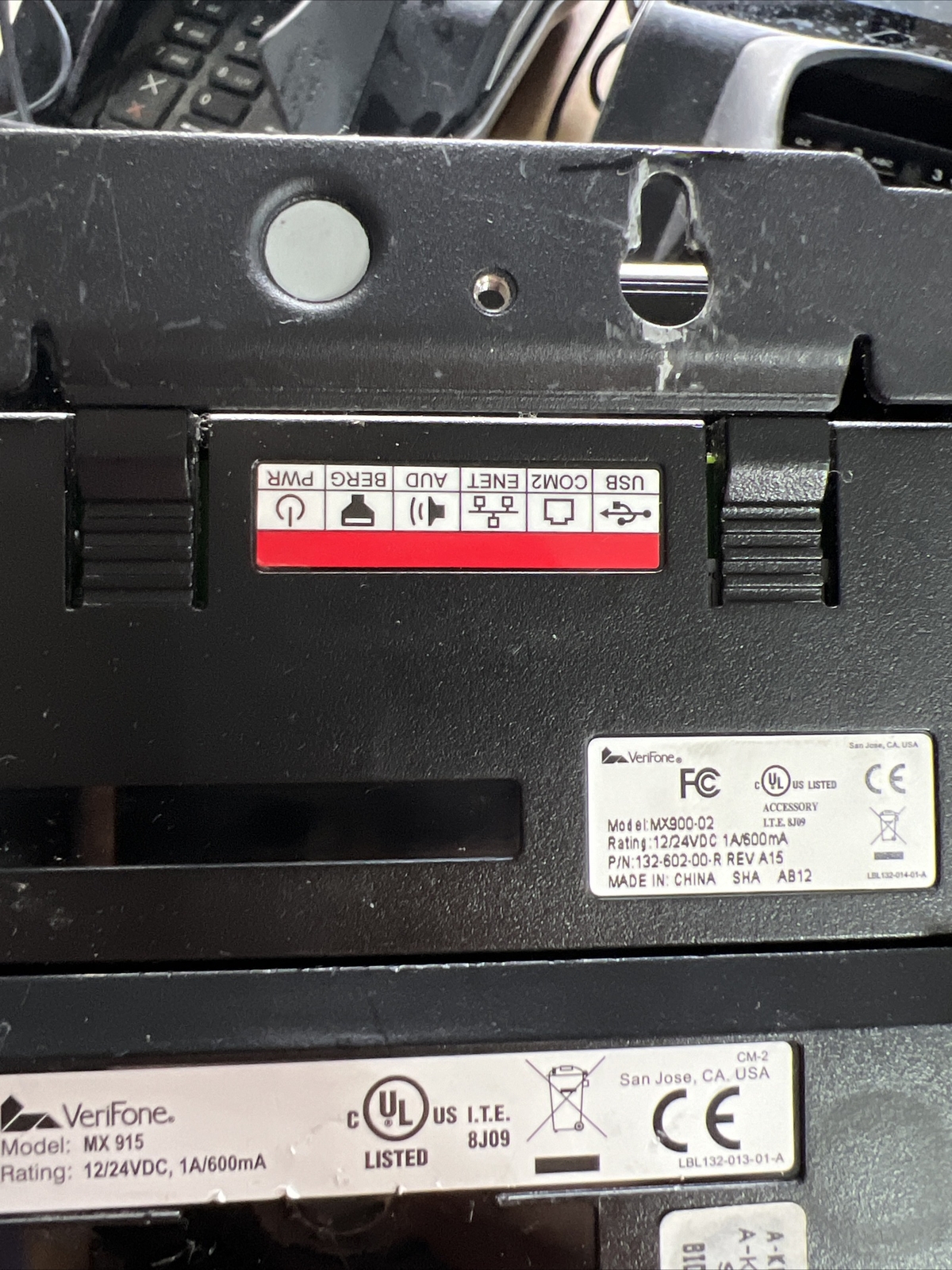 Verifone MX915 Credit Card Terminals W/Chip Reader M132-409-01-R Lot Of 6