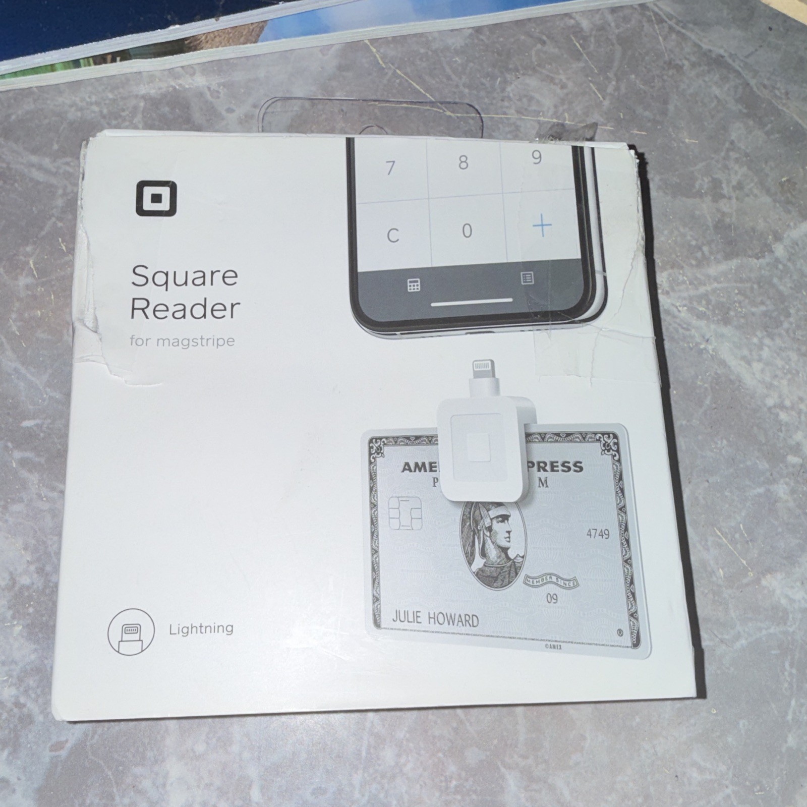 Square Reader for Magstripe Lightning Credit Card Reader for iPhone & iPad