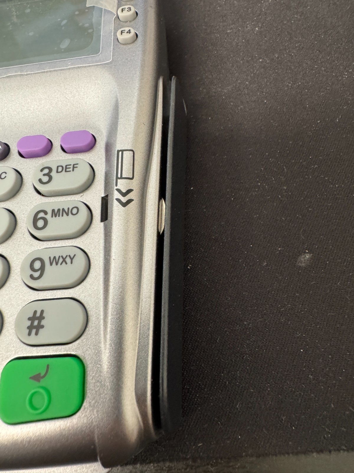 VeriFone VX805 Card/Chip Reader M280-703-AB-WWA-3 W/ Power Cord