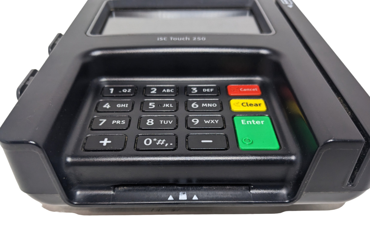 Ingenico ISC Touch 250 Payment Terminal (ISC250) – Black- Untested- Good Cond