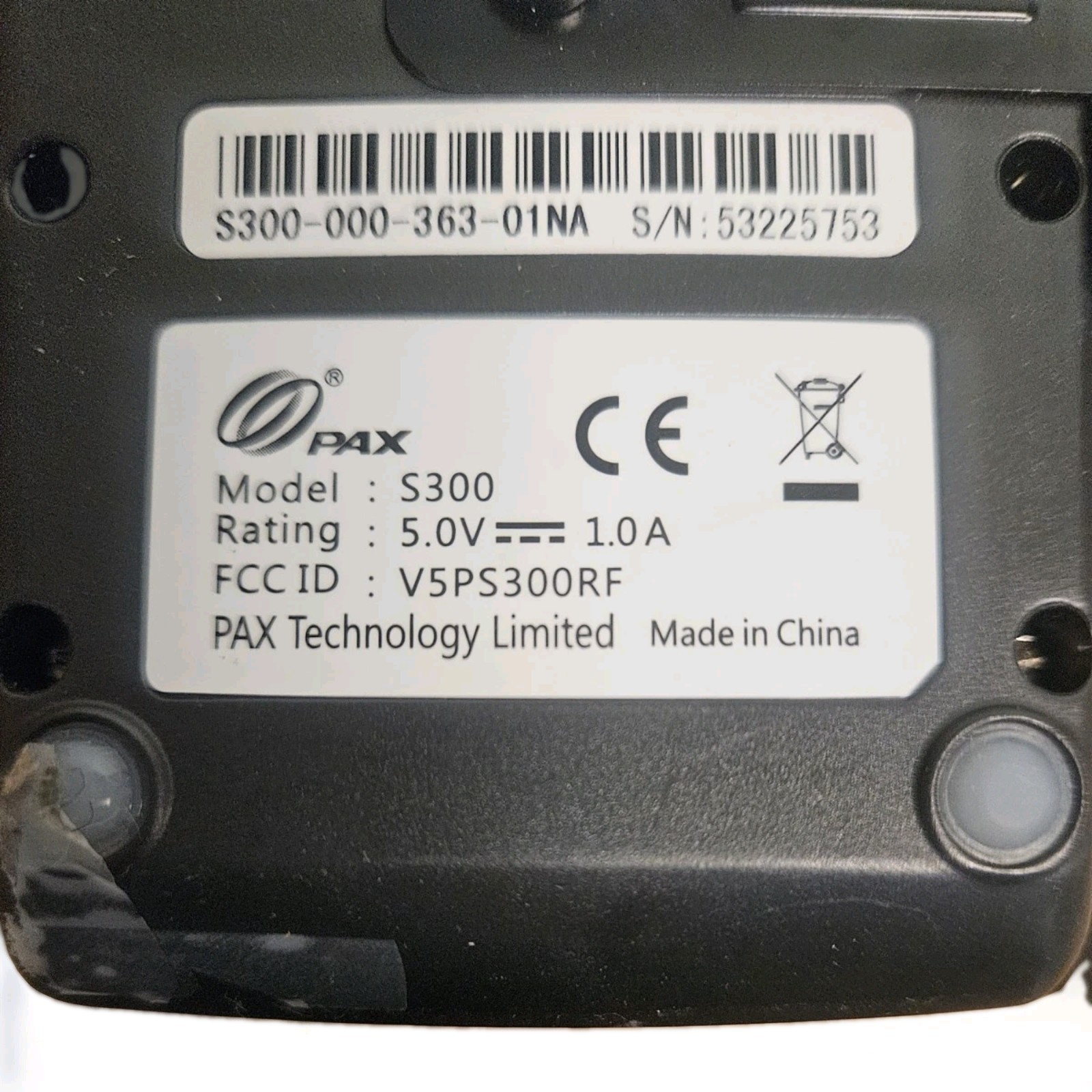 PAX S300 Integrated Pin Pad Credit Card Terminal Pocessing Machine 2 Of 3