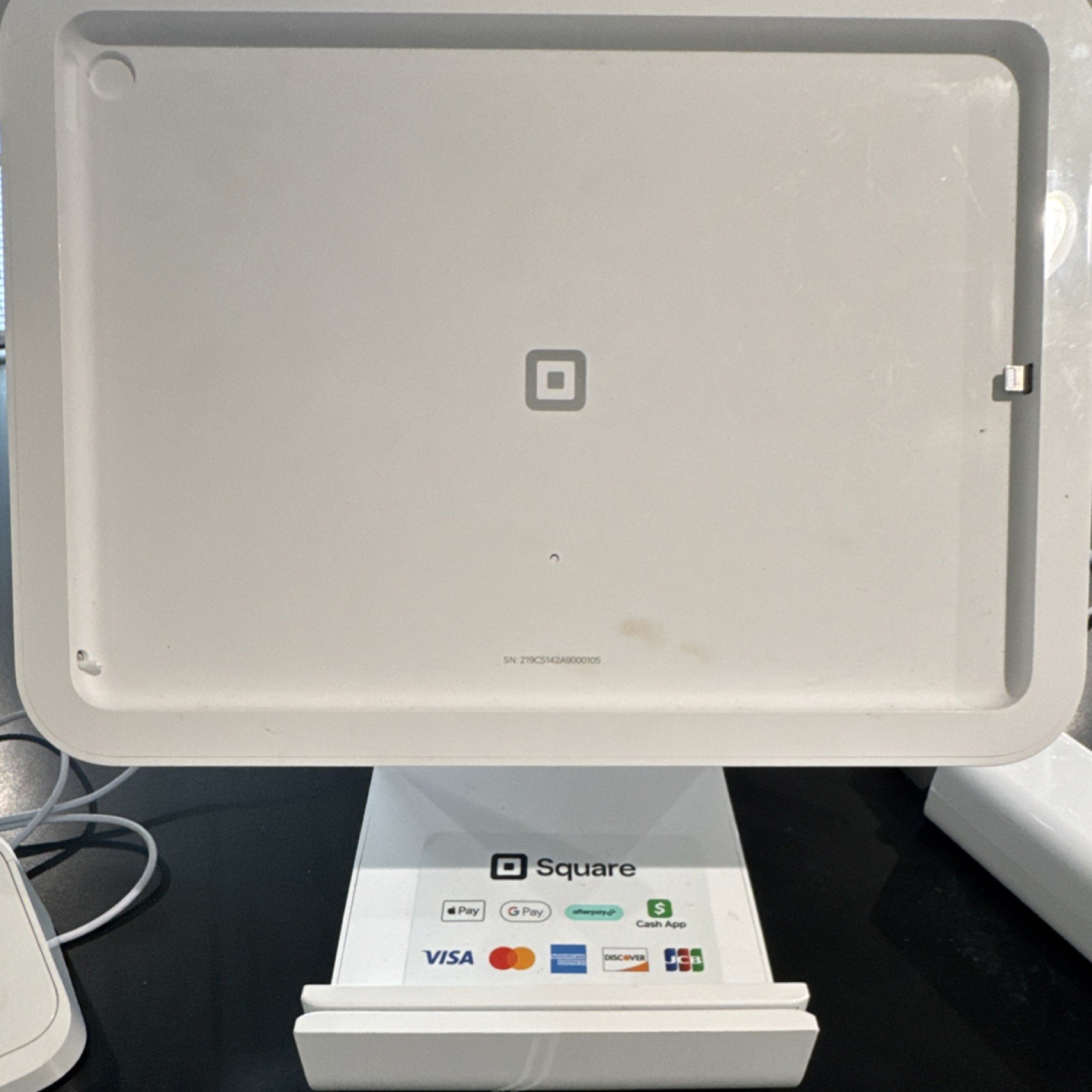 Square S089 POS Stand/Dock w/ (2) Magstripe Square Readers (Headset Jack)