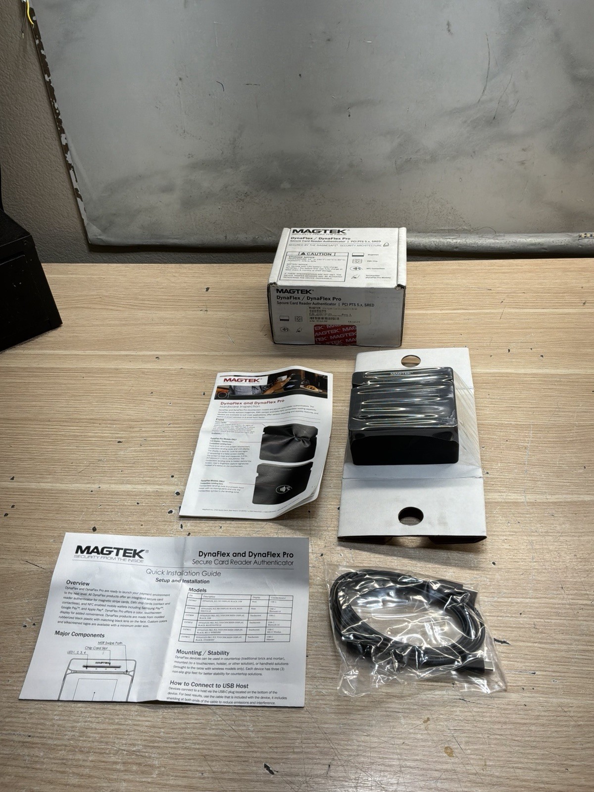 MagTek DynaFlex Pro SECURE CARD READER AUTHENTICATOR /NEW/ JUA3277