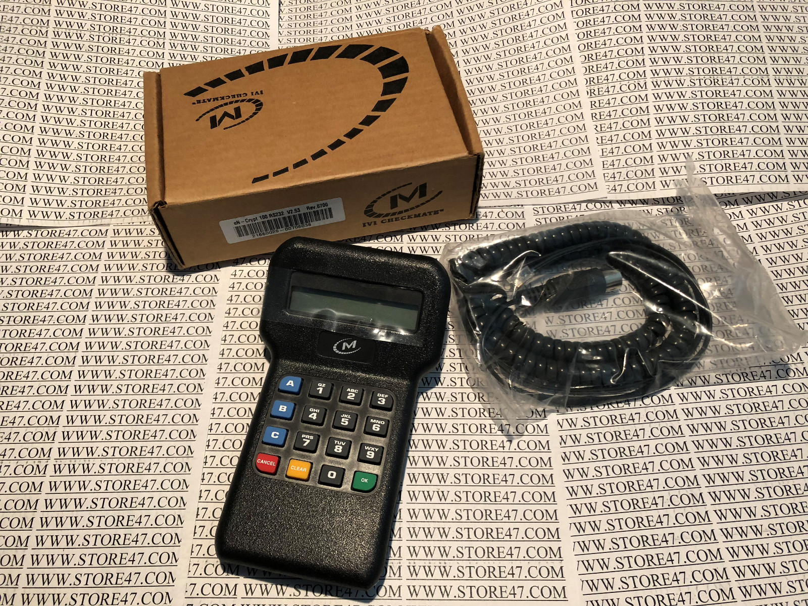 IVI Checkmate En-crypt 100 Rs232 V2.53 Retail POS Credit Card Pin Pad