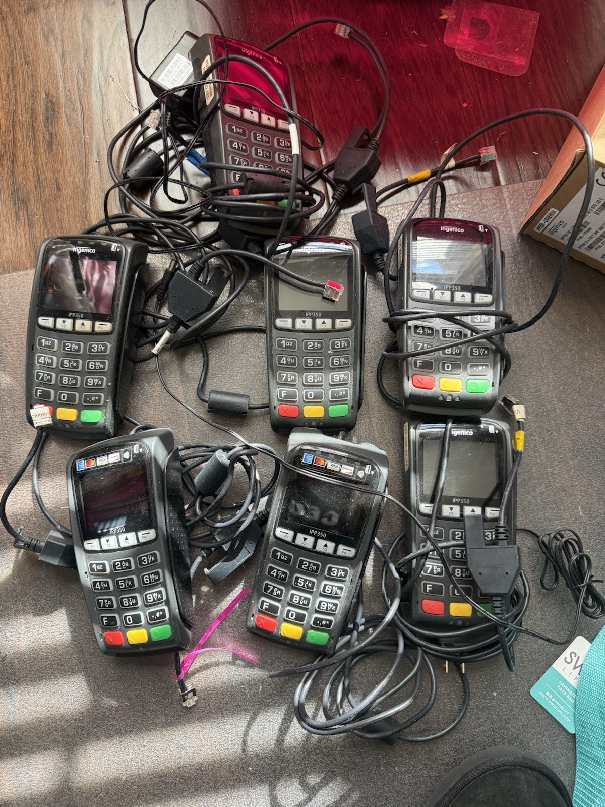 Ingenico Ipp 350 USB Credit Card Terminal LOT OF 7