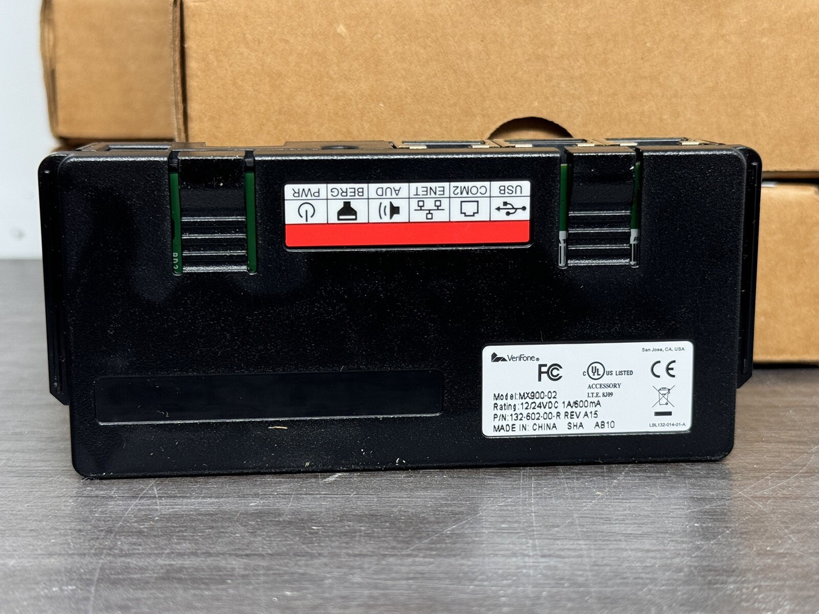 Verifone MX900-02 Power Audio Module 132-602-00-R for MX915/925 – I97 New in box