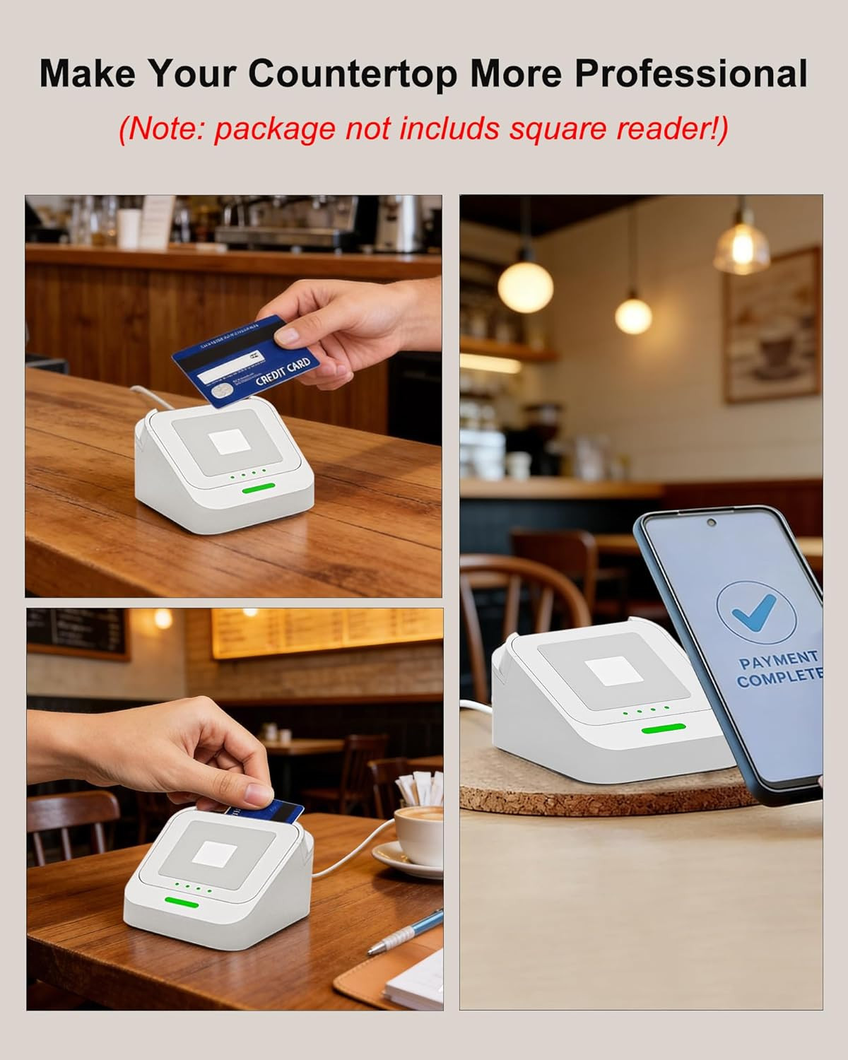 Dock for Square Reader 2Nd Generation, Holder Stand for Square Card Reader 2