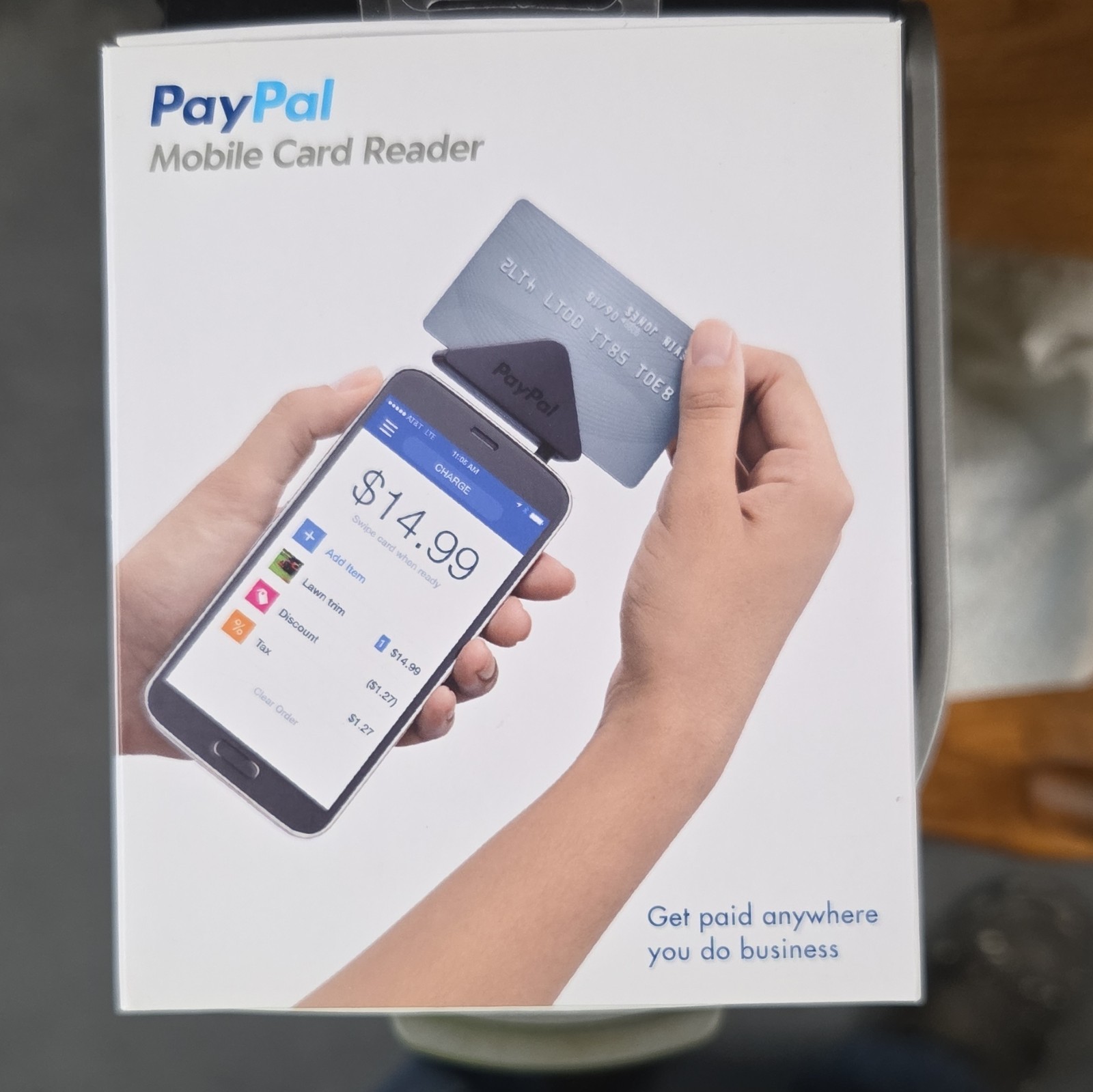 PayPal Mobile Card Reader Credit Card Reader/Writer for iOS Android Windows