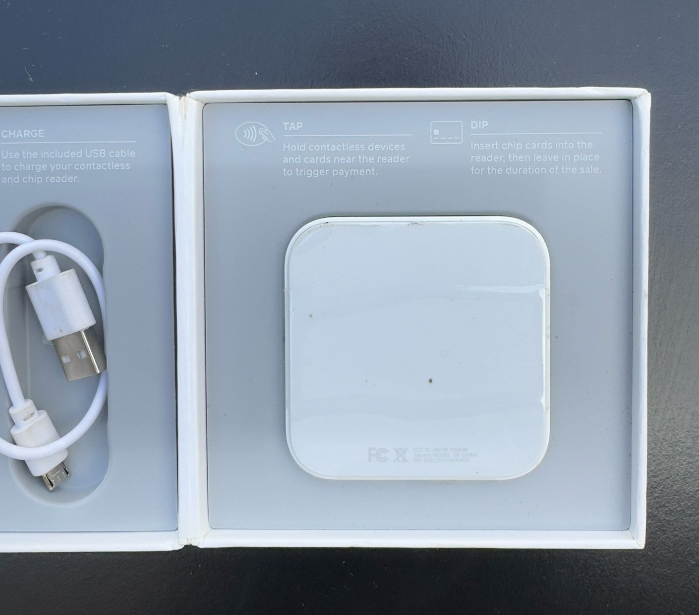 Square Credit Card Reader for Contactless Chip And Portable Mag Stripe Model S6