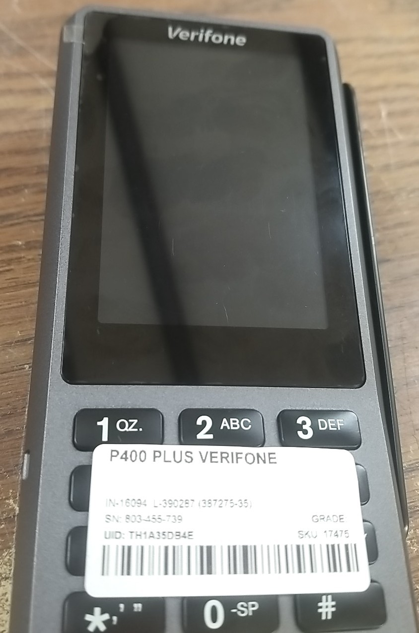 Verifone P400 Plus M435-003-04-NAA-5 REV.A17. UNIT ONLY! No CORDS! *READ⬇️*