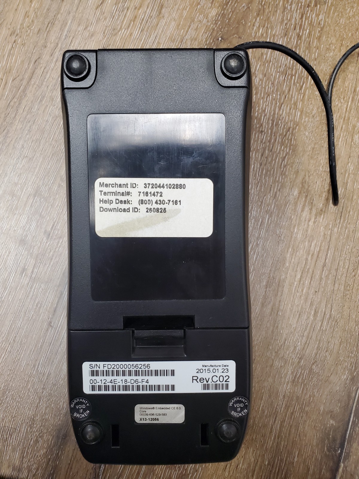 First Data FD130 Duo Credit Card Terminal