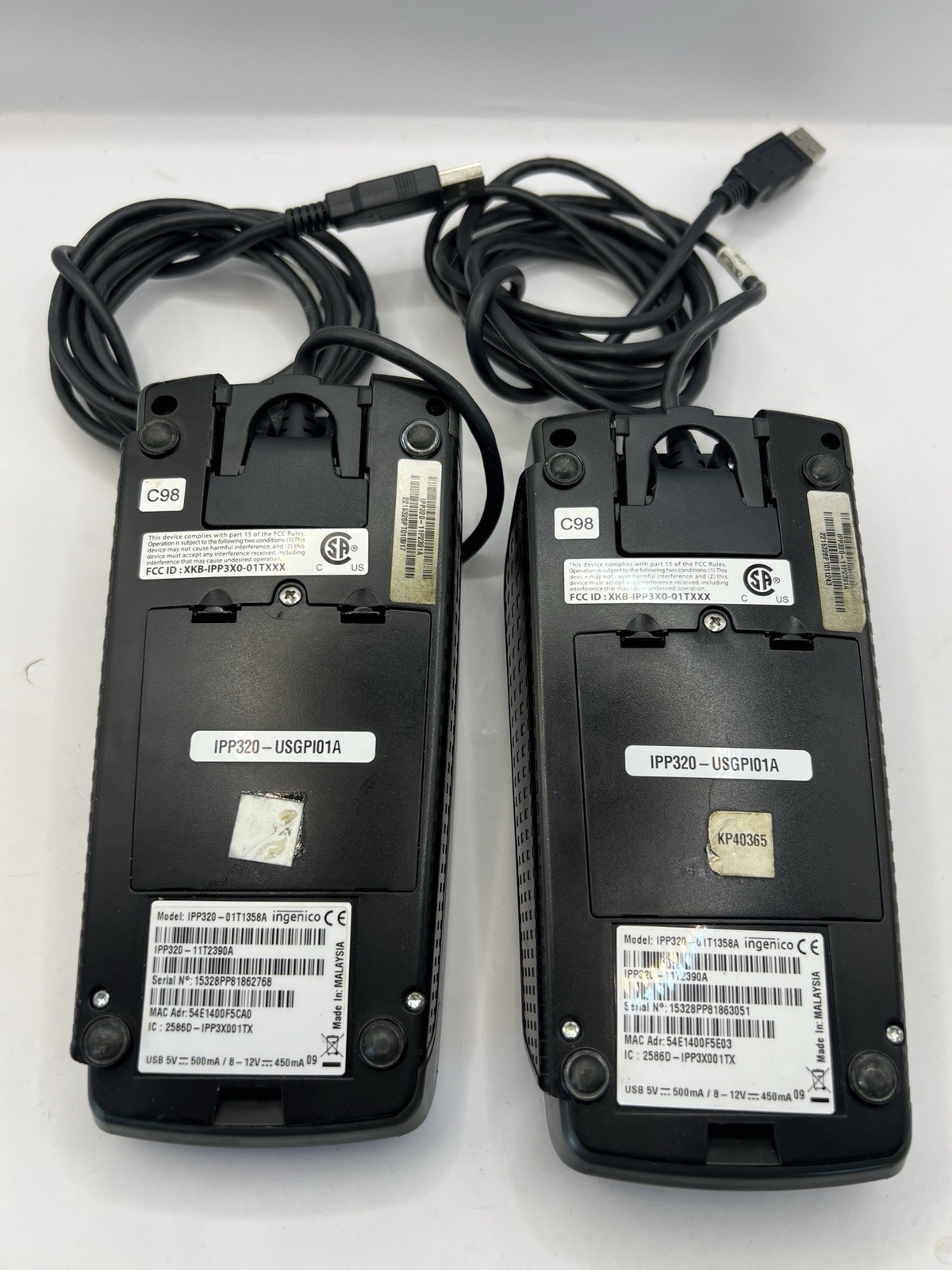 Ingenico Ipp350 EMV Credit Card Reader Terminal With Pin Pad Ipp350-31t3492a