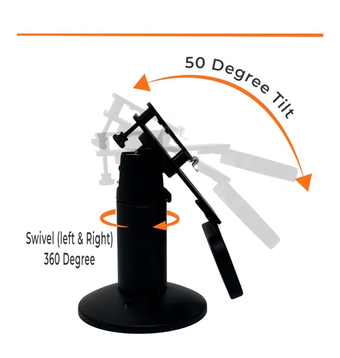Point of Sale Stand -Swivel Stand for Ingenico Lane 3000, 3600, 5000, 7000, 8000