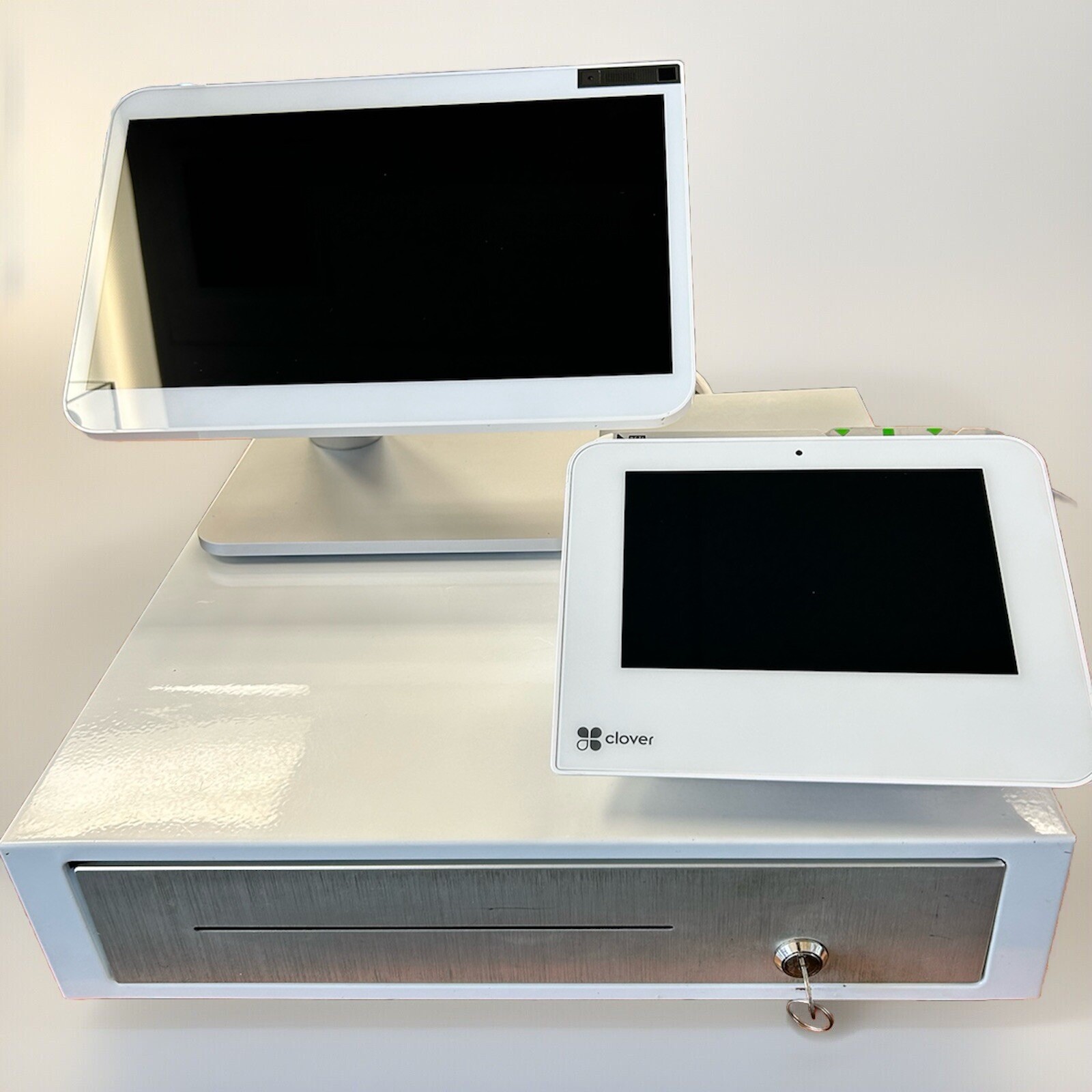 Clover Station Duo C505 Terminal And Duo Display S505 And Receipt Printer