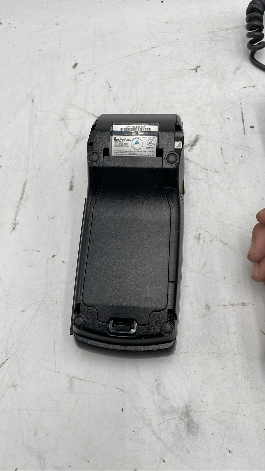 VeriFone FD55 & Ingenico iCT220 POS Payment Terminals For Parts Lot Of 2