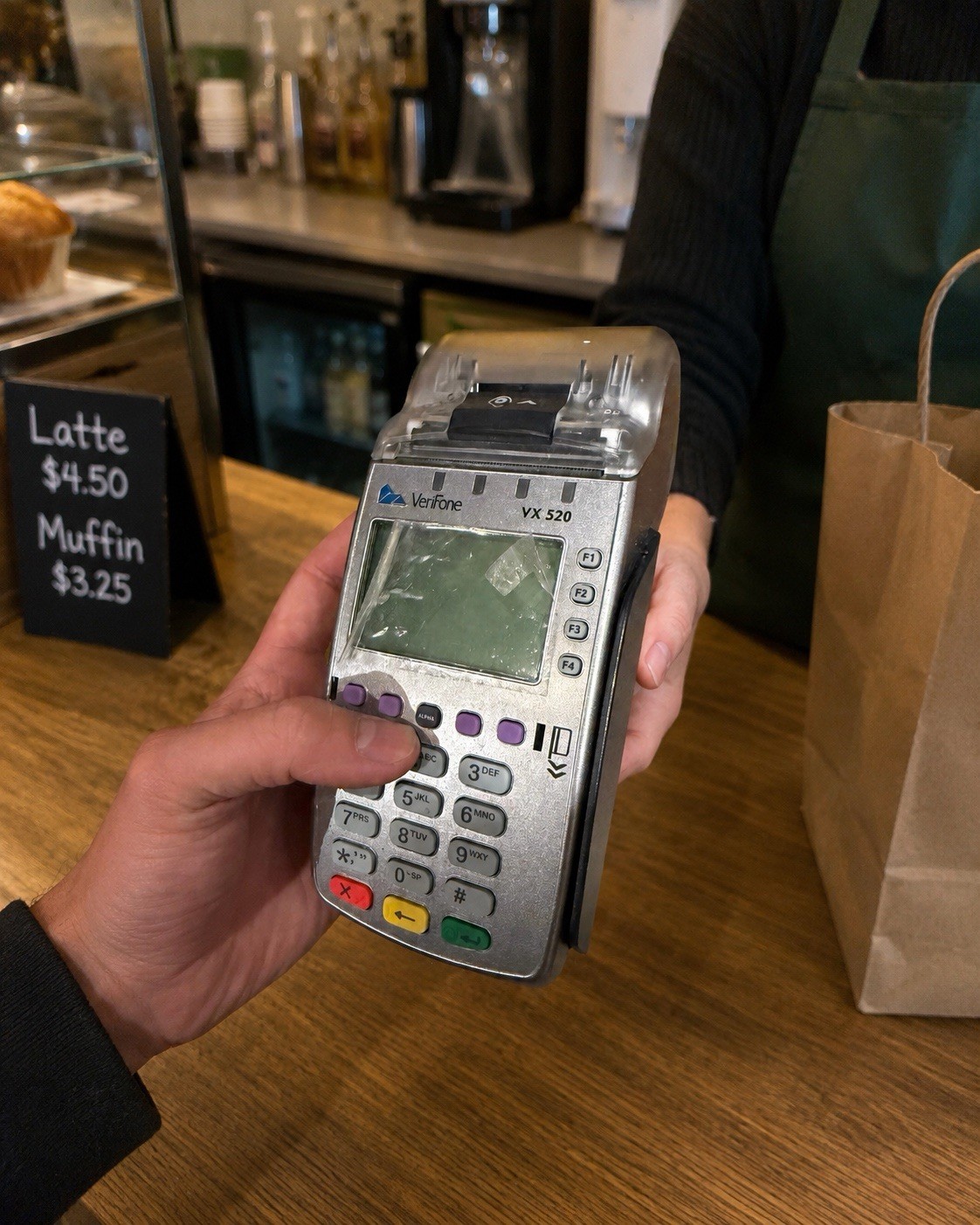 VeriFone M252 Credit Card Machine -VX520