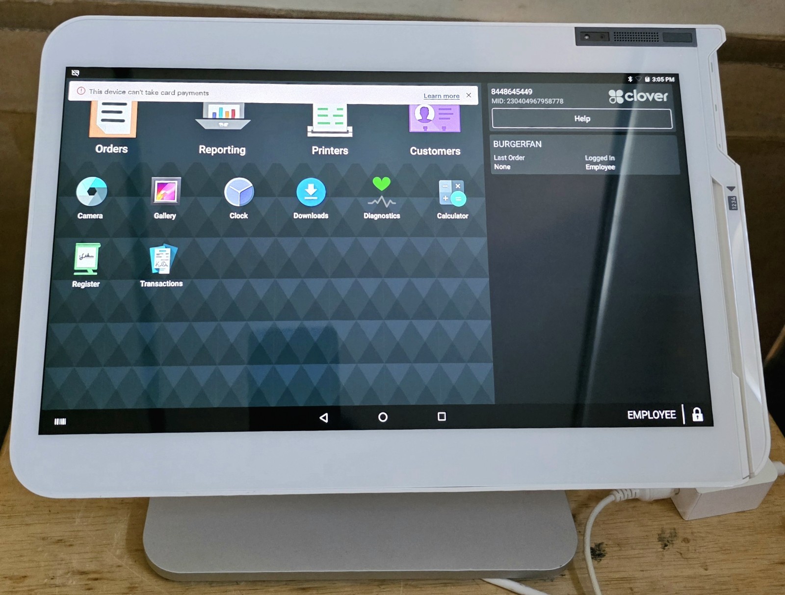 Clover Station P500 POS System