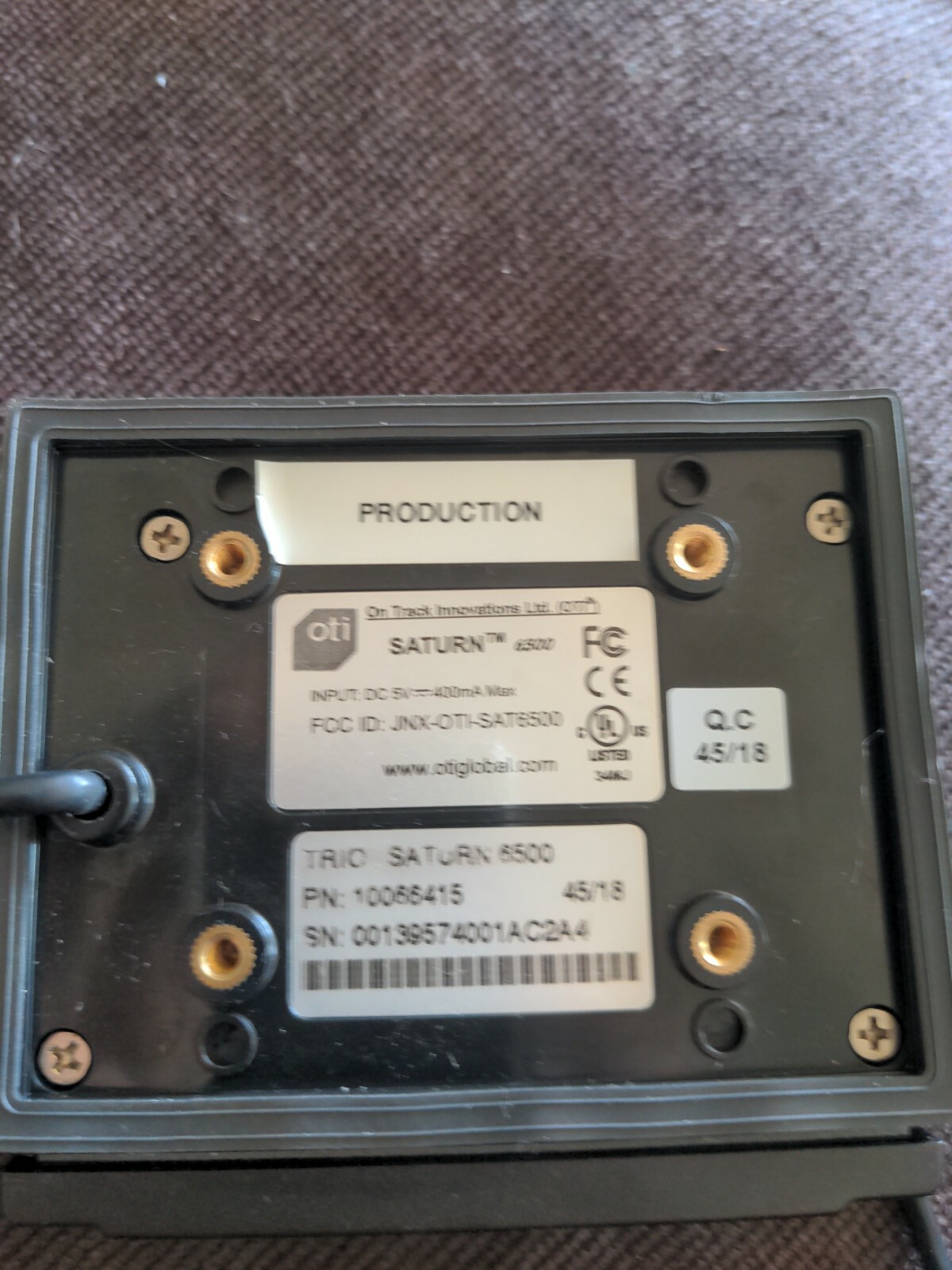 Saturn OTI 6500 Trio Contactless Chip & Magstipe Credit Card Reader