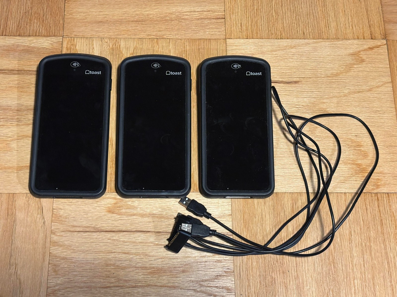 Lot of 3 Toast Go 2 Handhelds (with charging cable)