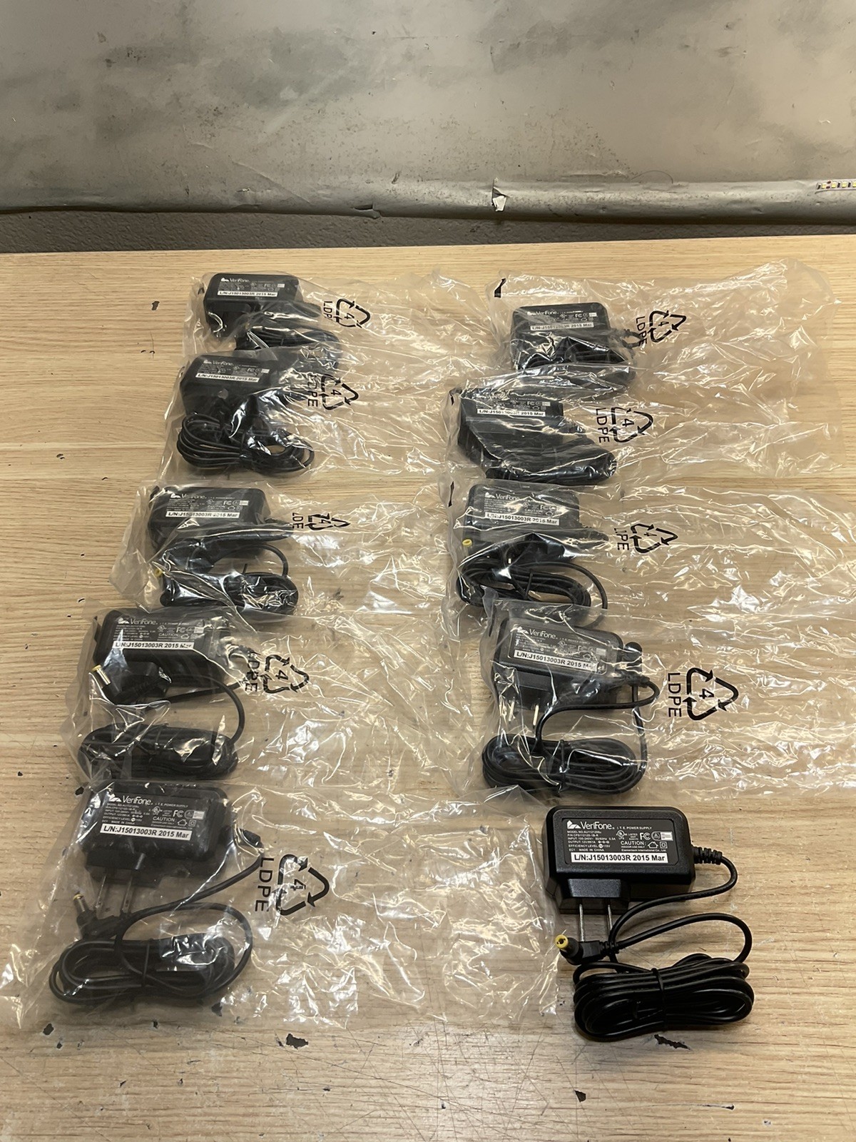 10 New VeriFone 12V Power Supply Model No AU1121206U/JUA2905