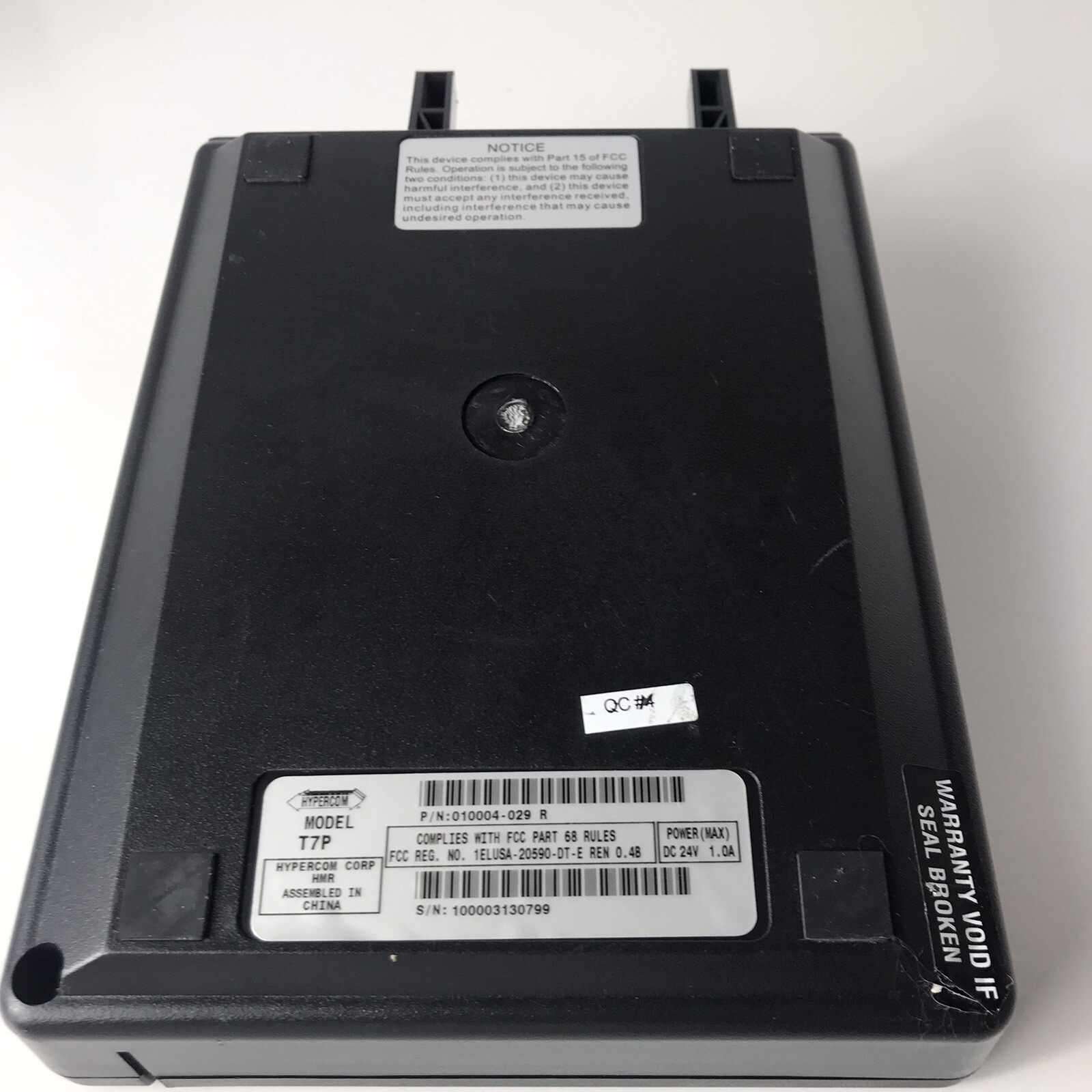Hypercom T7Plus Credit Card Terminal-No Power supply untested