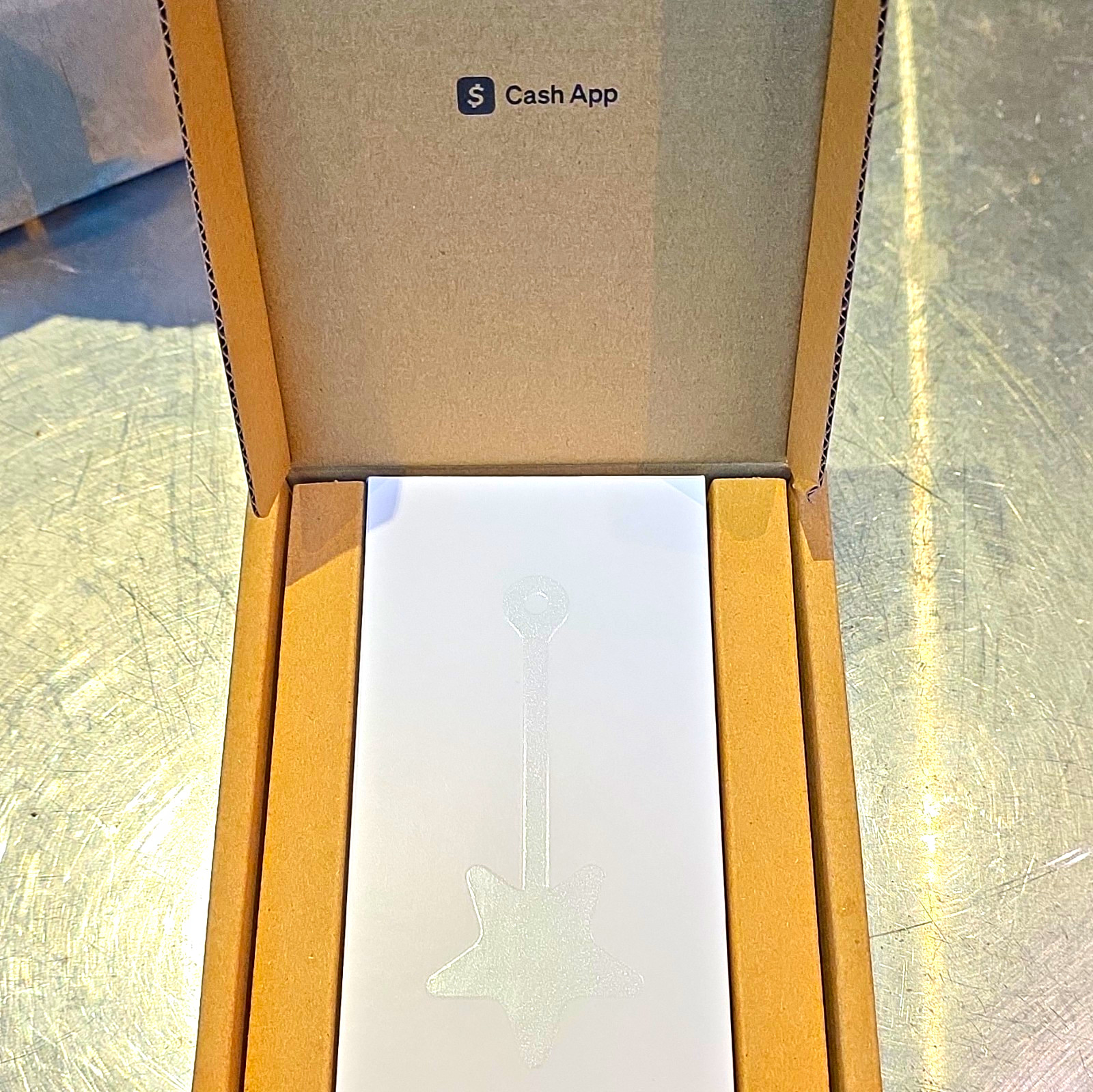 Cash App Model Credit Card Reader Terminal / Card Payment Reader In Box