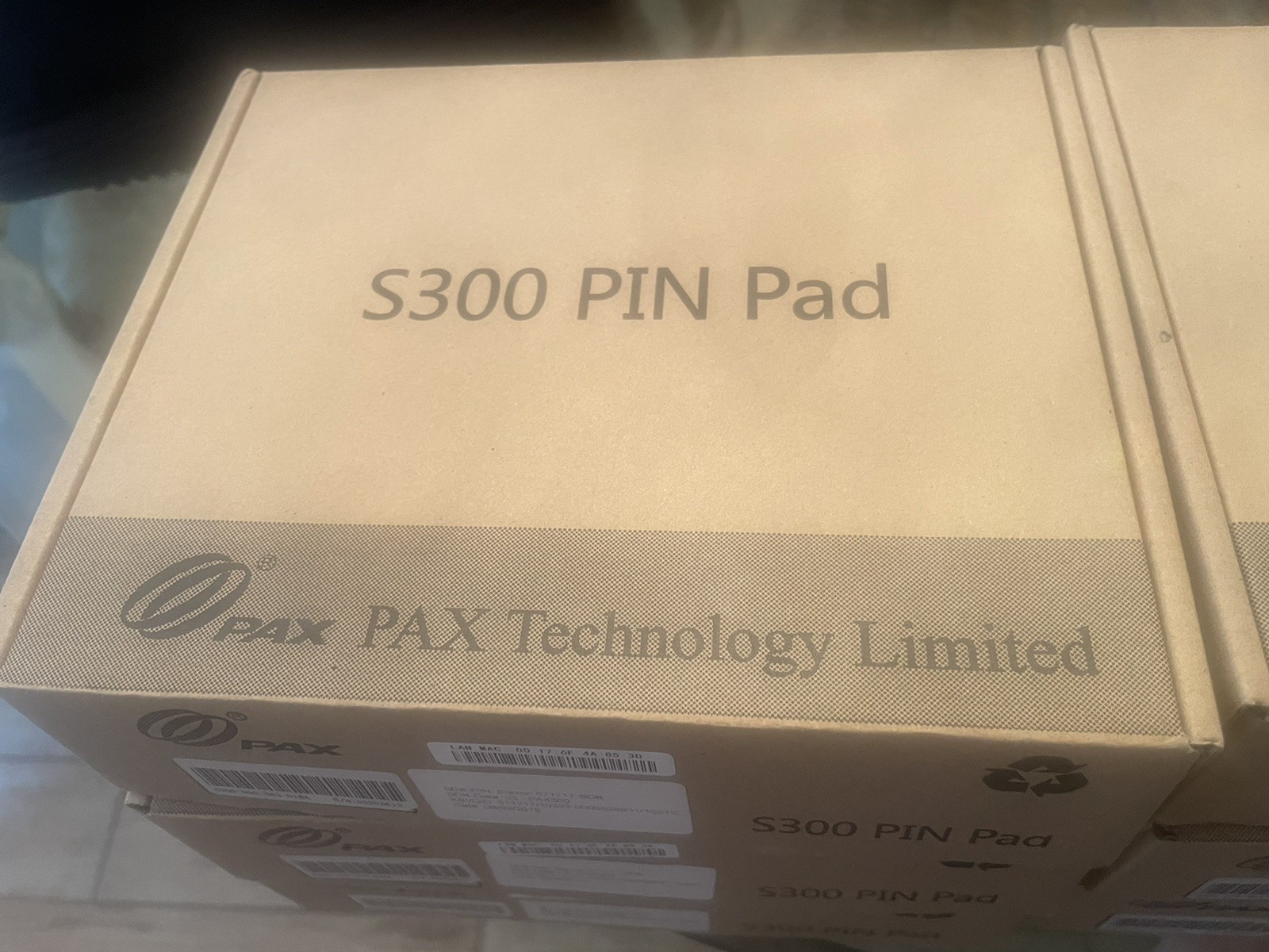 Lot Of 6 Pax Technology Ltd S300 Pin Pad RF RS232 2018 NIB Open Box Credit Card