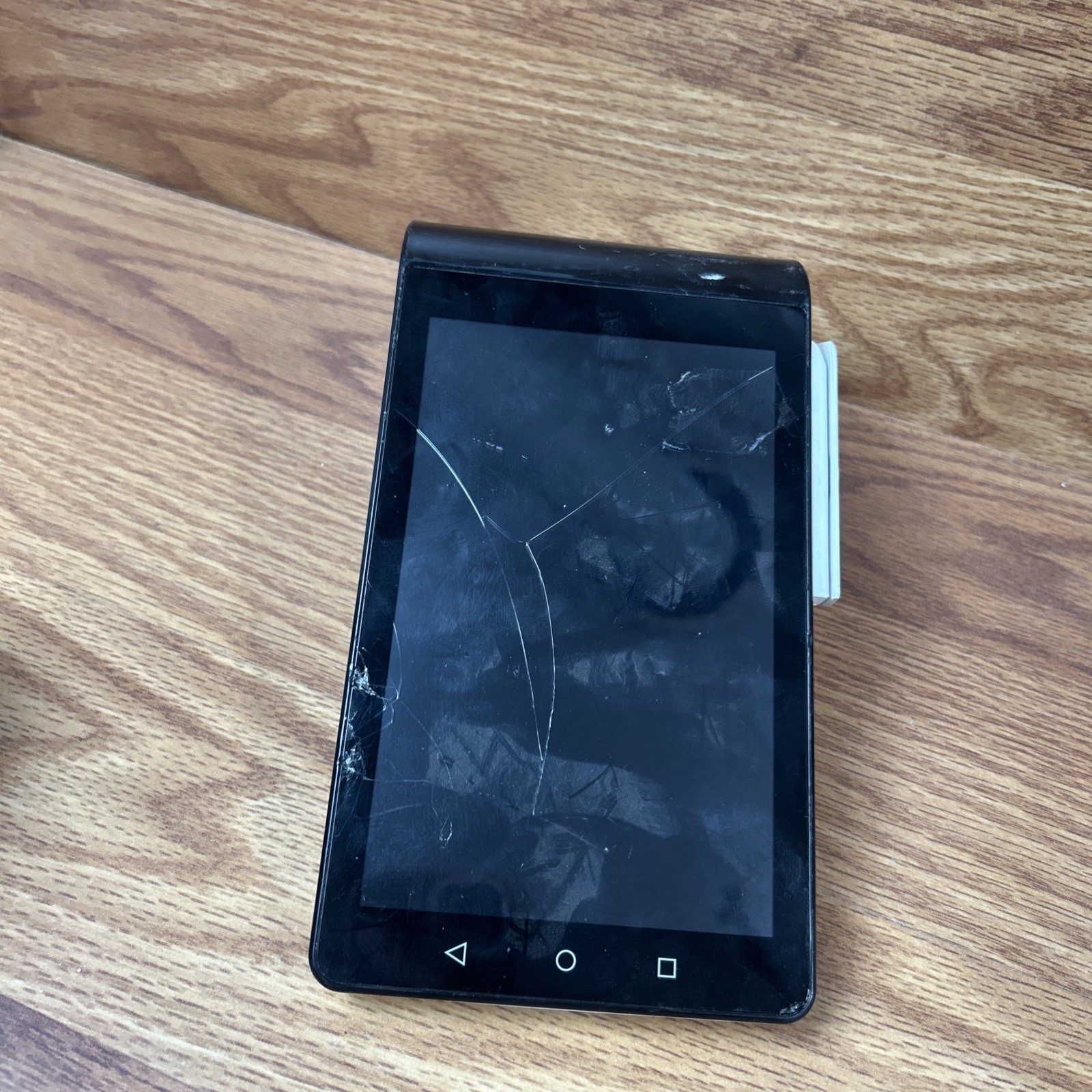 Tousei PT7003 White Wireless Dual Touch Screen Android POS Terminal – For Parts