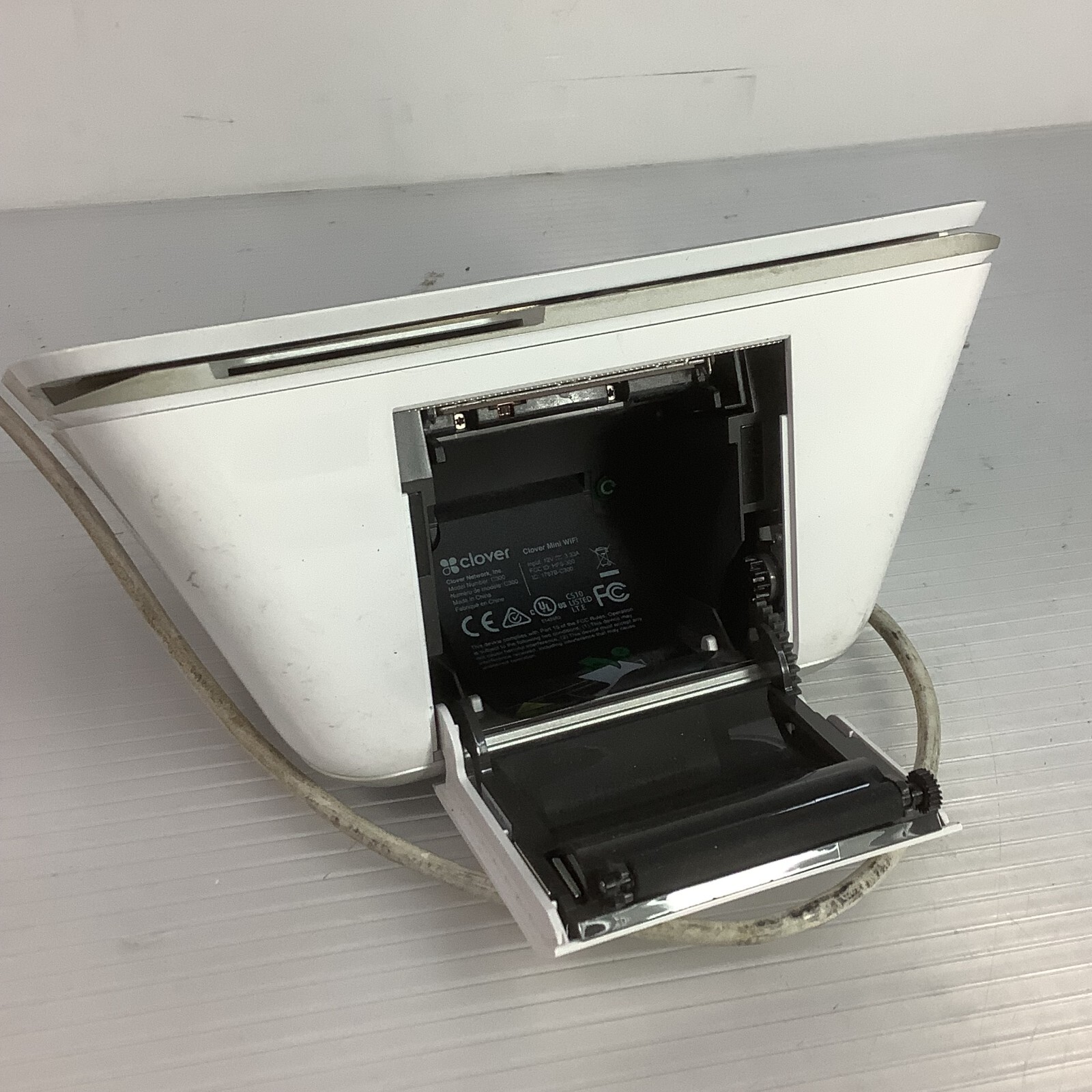 Clover Mini C305 POS Point of Sale System – Untested, With T-Hub, No Power Cord